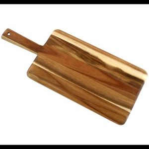 Acacia wooden serving board & cheese board , moder design 17x7”
